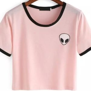 Alien shirt *Pink*